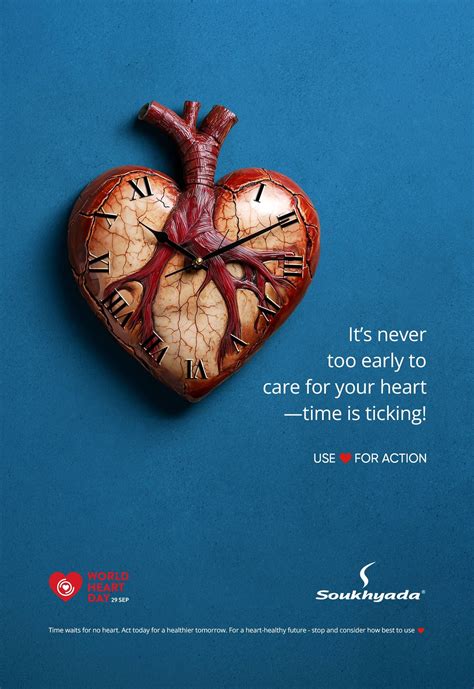 Soukhyada Hospitals: Clock of Heart Health • Ads of the World™ | Part