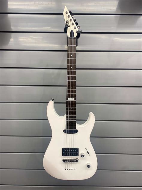 2010 Esp Ltd M 15 Snow White Reverb