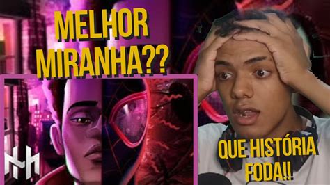 REACT Miles Morales Homem Aranha Através do Aranhaverso