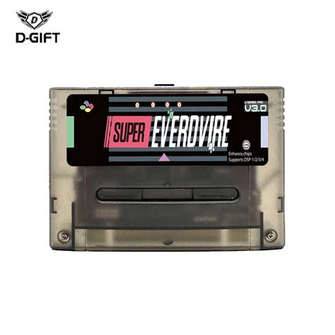 Super DSP Vers O Cart O De Jogo Para SNES Console Cartucho 16 Bit 3000