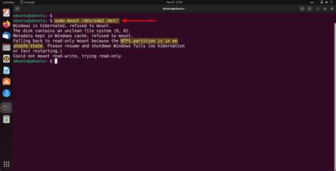 Fix Ntfs Partition Is In An Unsafe State Error In Linux Ostechnix