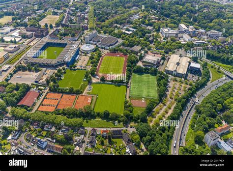 Luftaufnahme Vonovia Ruhrstadion Bundesliga Stadion Mit