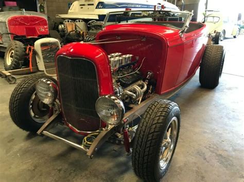 1932 Ford Roadster Classic Street Rod Mfg Timeless TRC Convertible Hot