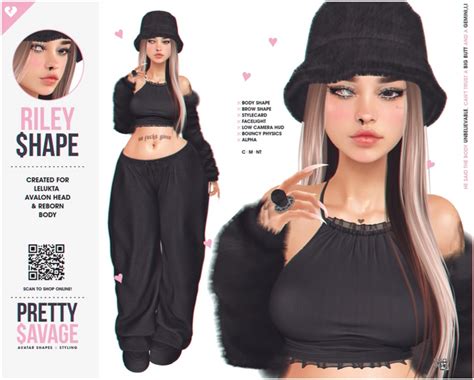 Second Life Marketplace Pretty Avage Riley Shape