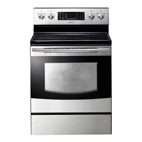 Samsung 30-in Smooth Surface Freestanding Convection Electric Range ...