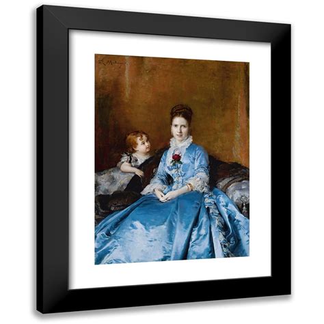 Raimundo De Madrazo Y Garreta 18x24 Black Modern Framed Museum Art Print Titled Portrait Of