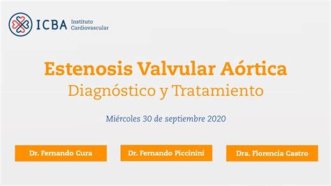 Estenosis Valvular Aórtica Diagnóstico y Tratamiento YouTube