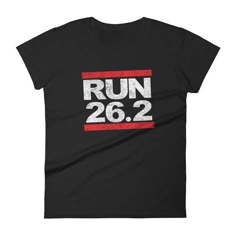 Marathon Tshirt RUN 26 2 MILES Running Fanatic Design Women S Jersey