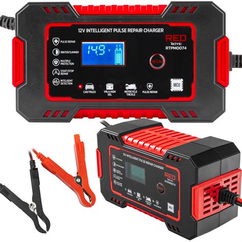 Prostownik AKUMULATOROWY Mikroprocesorowy Samochodowy 12V 6A Ładowarka