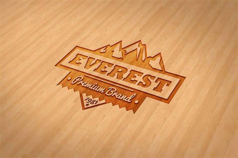 Wood Logo Mockup Psd Templates Creatisimo