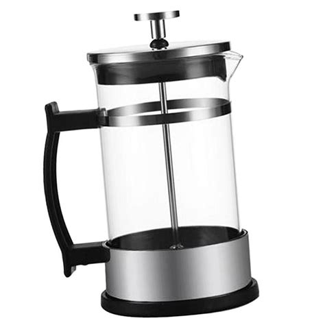 Stainless French Press Cafetiere Coffee Maker Carafe 350ml 12oz Clear 1