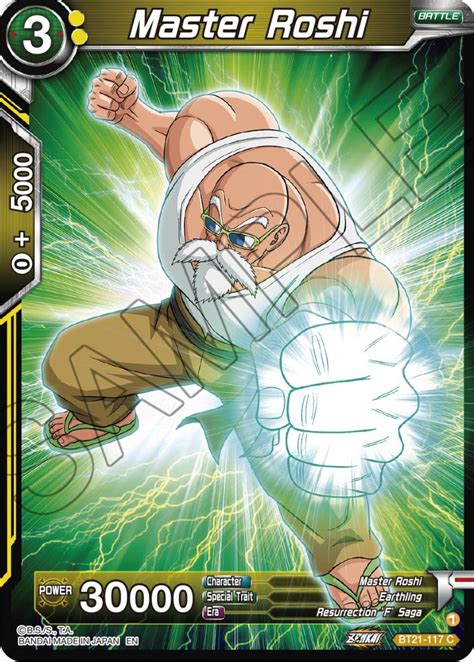 Master Roshi BT21 117 Wild Resurgence Dragon Ball Super Masters