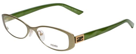 Fendi Designer Eyeglasses F899 317 In Matte Green 50mm Rx Bi Focal Speert International