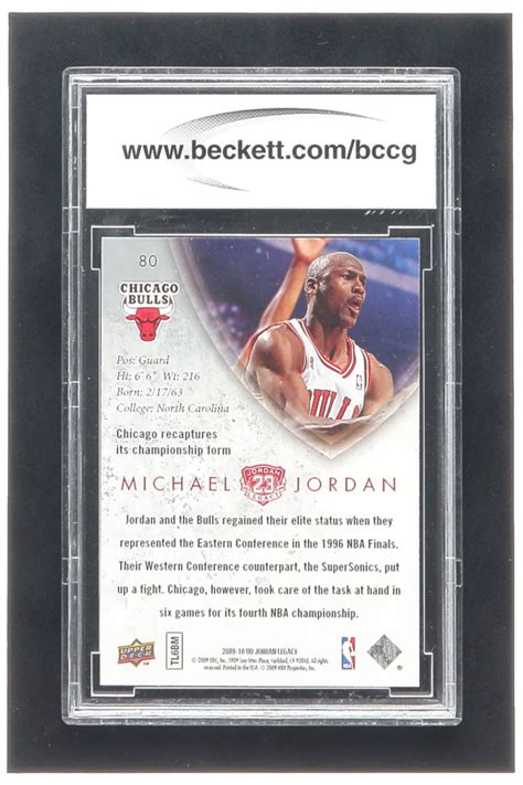 Michael Jordan 2009 10 Upper Deck Michael Jordan Legacy Collection Gold