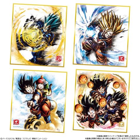 Dragon Ball Shikishi Art RAGING Nouvelle Collection En Approche