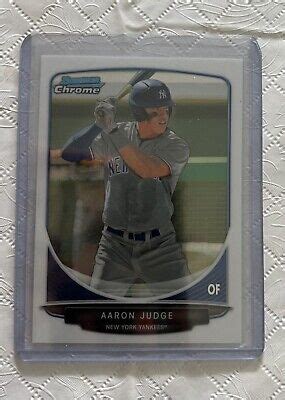 Aaron Judge St Bowman Chrome Draft Picks Full Size Rookie Card Rc