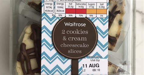 Archived Reviews From Amy Seeks New Treats New Cookies And Cream Cheesecake Slices Waitrose