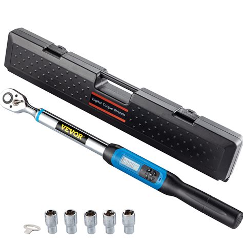 Vevor Digital Torque Wrench 1 2 Drive Electronic Torque Wrench Torque Wrench Kit 7 47 147 5