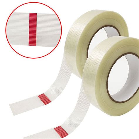 Heavy Duty Fiber Shipping Clear Self Adhesive Strapping Reinforced