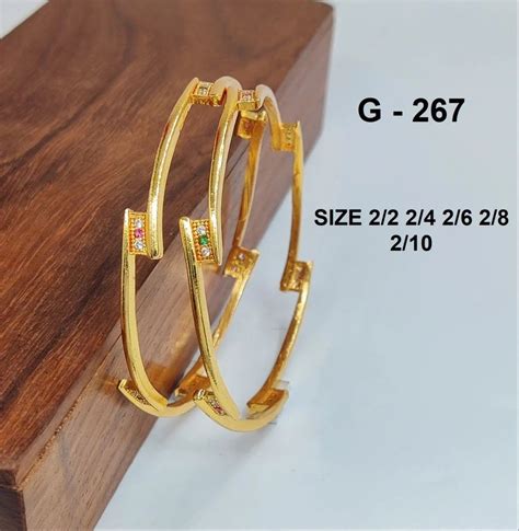 Imitation Gold Plated Bangle At Rs Set Gold Plated Bangles In