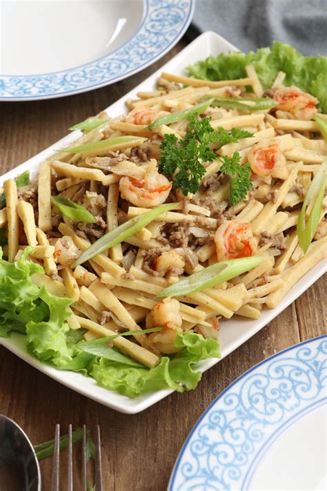 Sauteed Bamboo Shoots Ginisang Labong Foxy Folksy