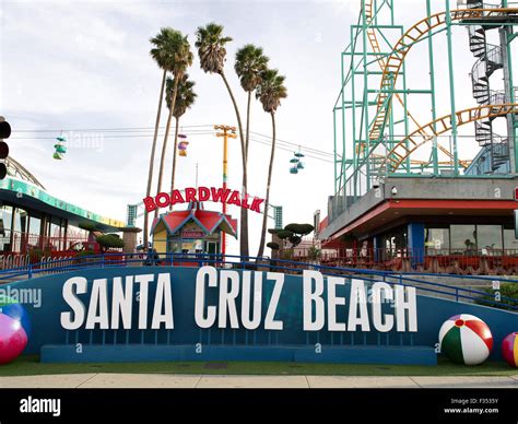 Santa Cruz Boardwalk Stock Photo - Alamy