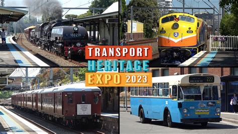 4K The Transport Heritage Expo 2023 Australian Steam Locos