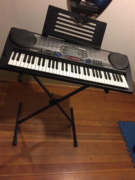 Casio CTK 531 Keyboard Piano Synthesizer With Stand And Case