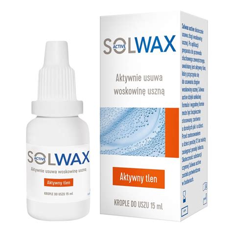 Solwax Active Krople Do Usuwania Woskowiny Usznej Ml