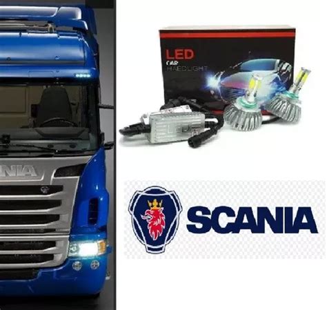 Kit 4x Lampadas Super Leds Milha Scania P 360 2013 Parcelamento Sem Juros