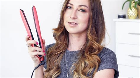 Curl Hair With A Straightener 5 TIPS Ghd Platinum Styler YouTube