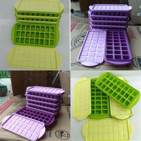 Jual ICE BOX Golden Sunkist Cetakan Es Batu Isi 24 Slot Lubang