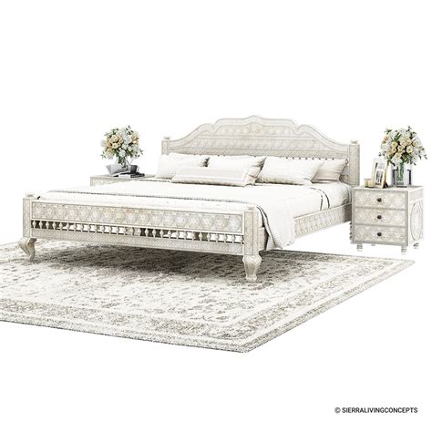 Lahaina Moroccan Carved Bedroom Set Shop In King Queen Full Sizes