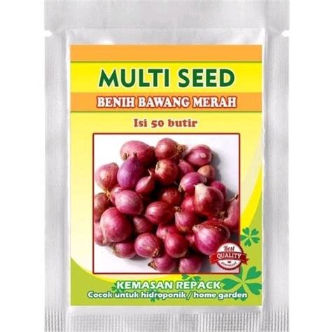 Jual Bibit Bawang Merah Isi 50 Biji Benih Bawang Merah Kemasan Repack