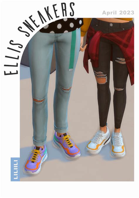 Liliili Sims4 Ellis Sneakers Sims 4 Ellis Sneakers Shoes Tennis