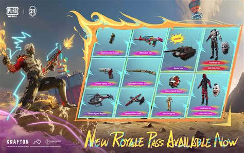 Royale Pass M21 Rilis Skin Mobil Tank PUBG Mobile Esportsku