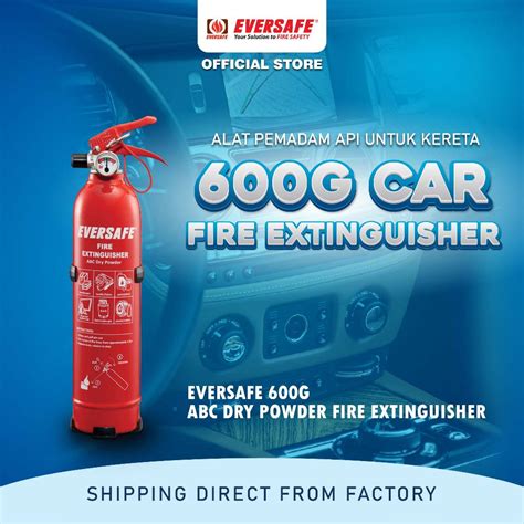 HQ EVERSAFE 600g Fire Extinguisher Car House EVERSAFE 600g Alat