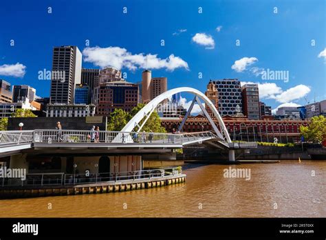 Yarra River Views Of Melbourne In Australia Stock Photo Alamy