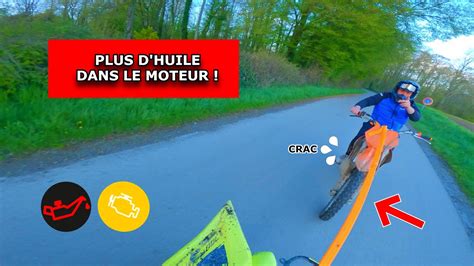 IL CASSE SA MOTO Plus D Huile YouTube