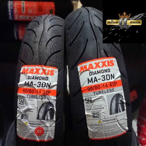 Jual PAKET SEPASANG BAN MAXXIS MATIC RING 14 80 80 14 90 80 14