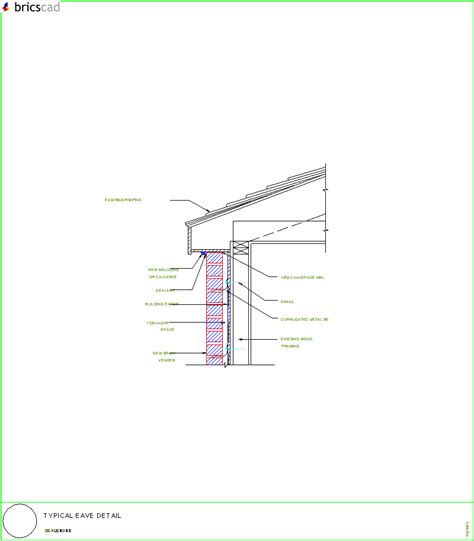 Typical Eave Detail AIA CAD Details Zipped Into WinZip Format Files