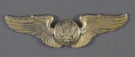 Badge Enlisted Aircrew Member United States Air Force Smithsonian Institution