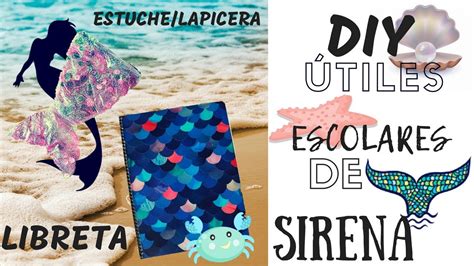 Regreso A Clases L Diy Tiles Escolares De Sirena Ft Momento Creativo