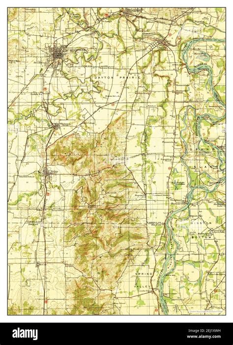 Mcminnville Oregon Map 1940 162500 United States Of America By