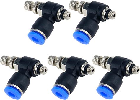 Amazon Pcs Od Mm Tube M Push To Connect Fittings Pneumatic Air