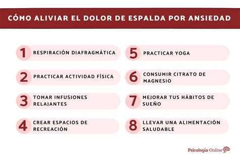 Cómo Aliviar El Dolor De Espalda Por Ansiedad 8 Consejos