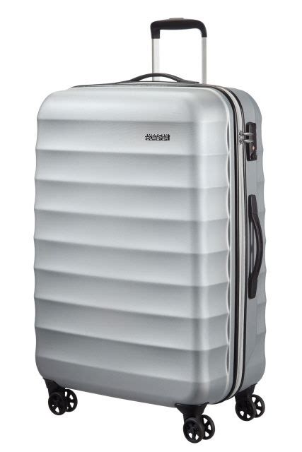 American Tourister Palm Valley Spinner Cm Metallic Silver Palm Valley