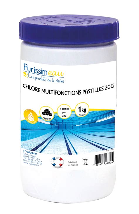 Chlore Multifonctions Pastilles G Hydrapro