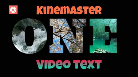 Kinemaster Text Video Tutorial Editing Youtube