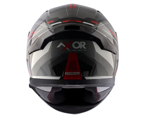 Axor Apex Turbine Gloss Black Red Grey Helmet Moto Central